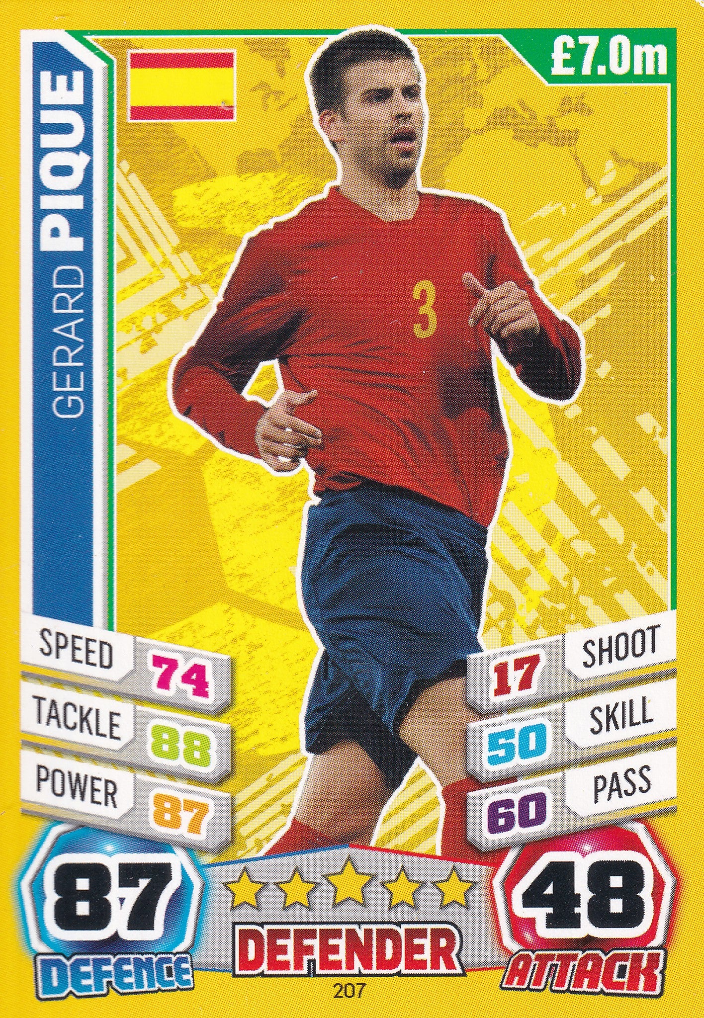 207. GERARD PIQUE - SPAIN