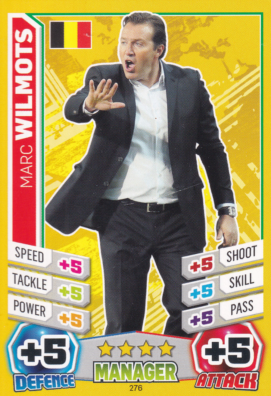 276. MARC WILMOTS - BELGIUM - MANAGER