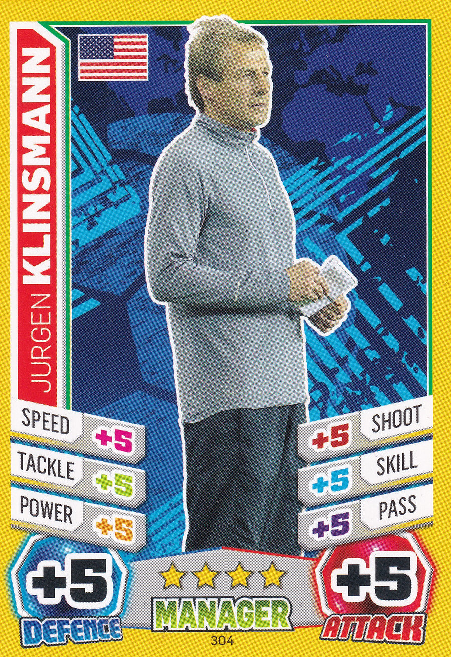 304. JURGEN KLINSMANN - USA - MANAGER