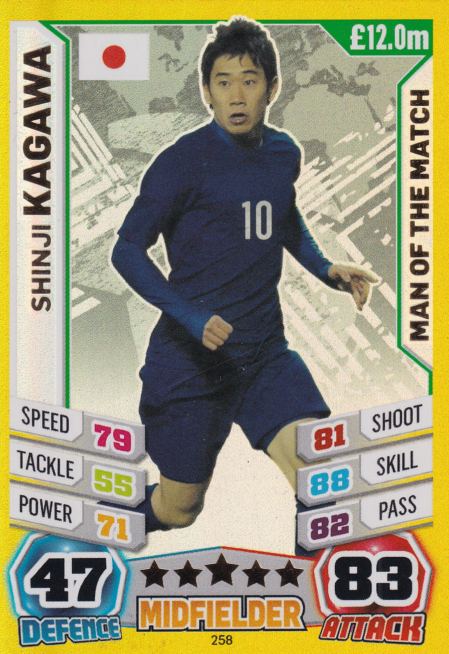 258. SHINJI KAGAWA - JAPAN - MAN OF THE MATCH