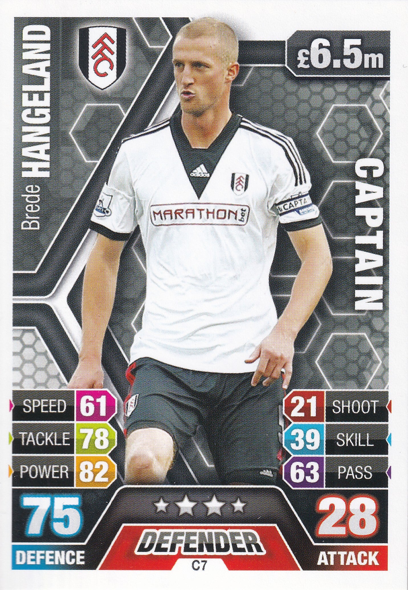 C-07. BREDE HANGELAND - FULHAM - CAPTAIN