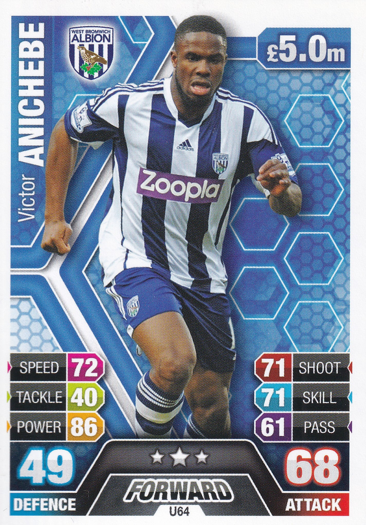 U064. VICTOR ANICHEBE - WEST BROMWICH ALBION