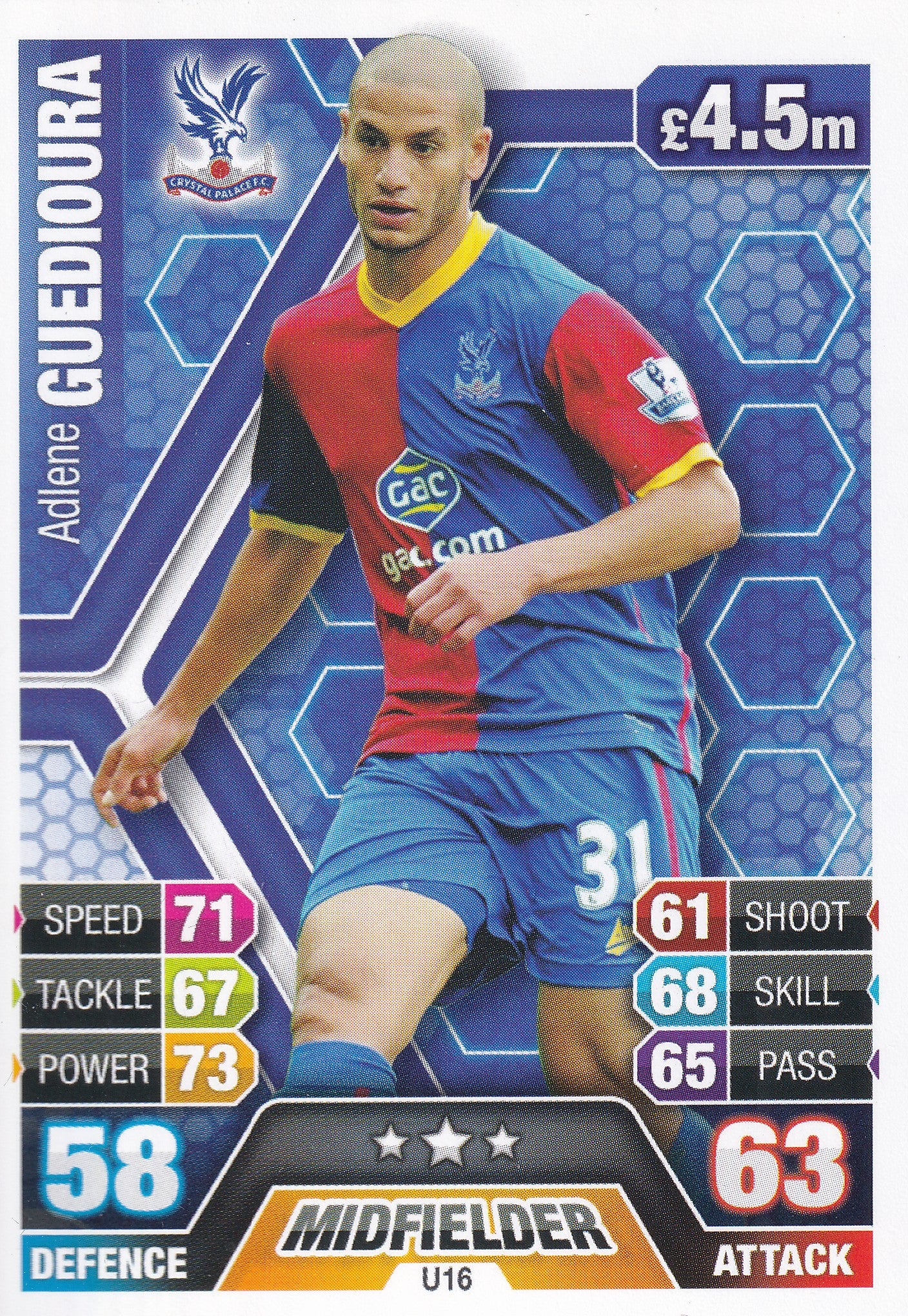 U016. ADLENE GUEDIOURA - CRYSTAL PALACE