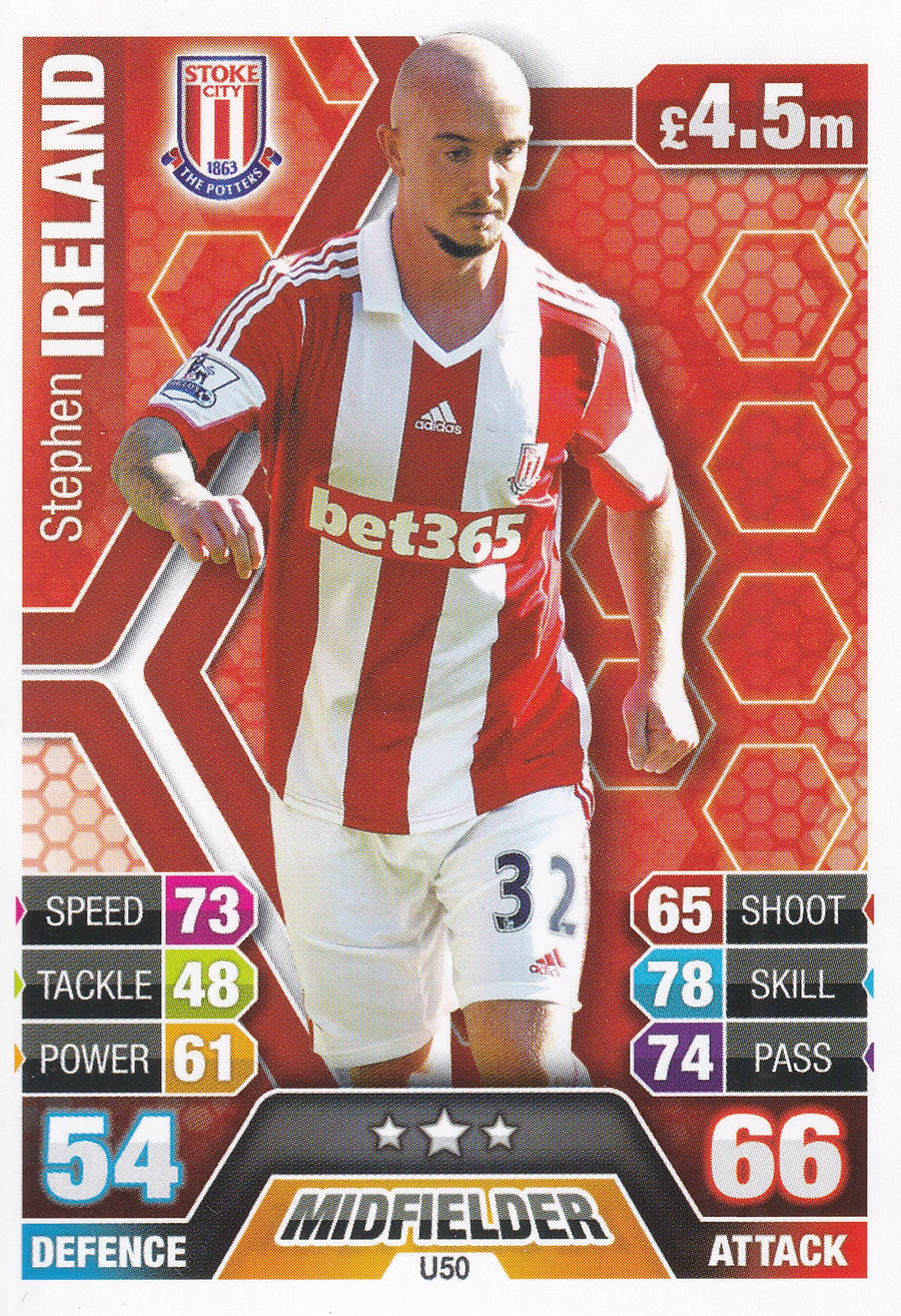 U050. STEPHEN IRELAND - STOKE CITY