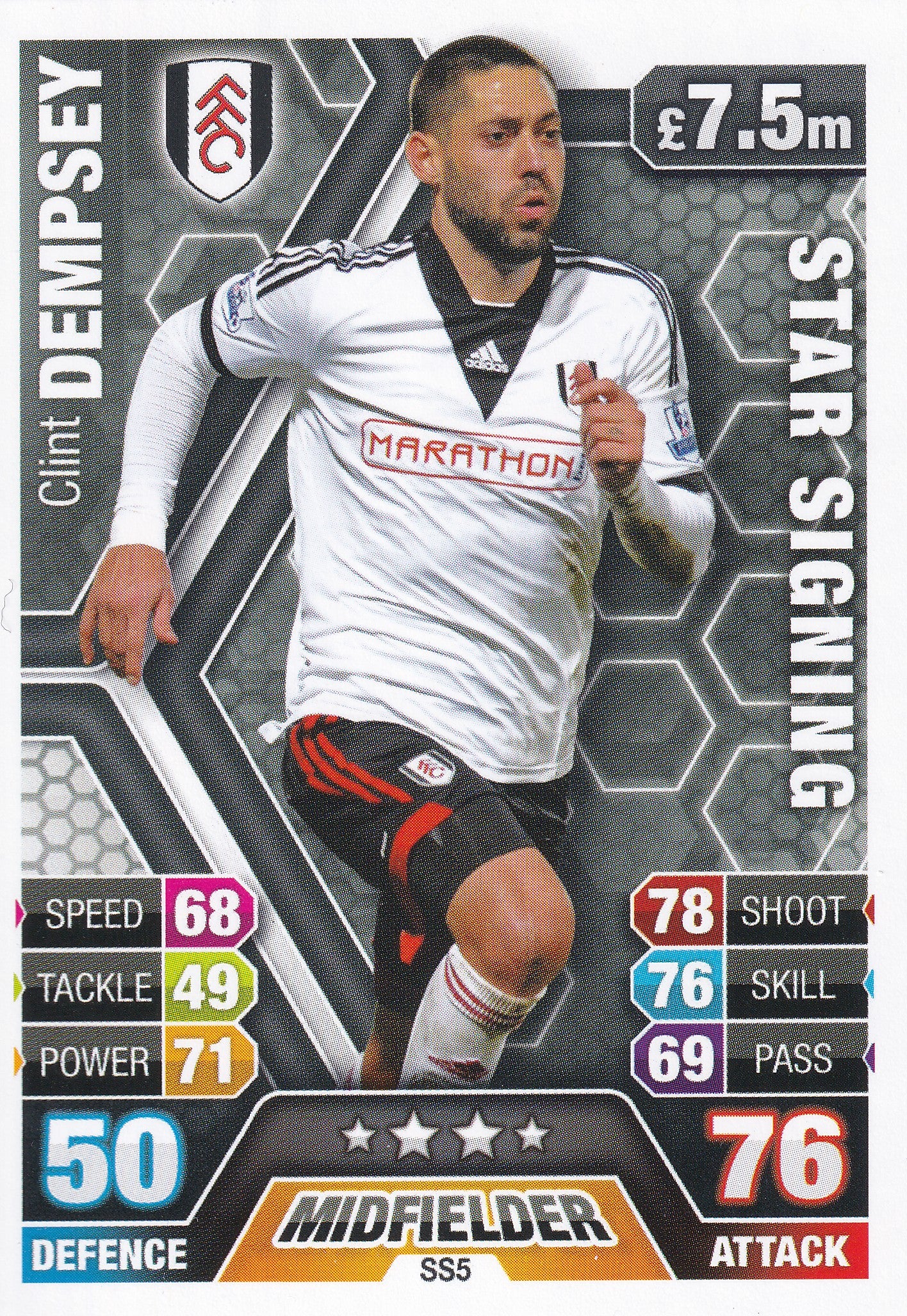 SS-05. CLINT DEMPSEY - FULHAM - STAR SIGNING
