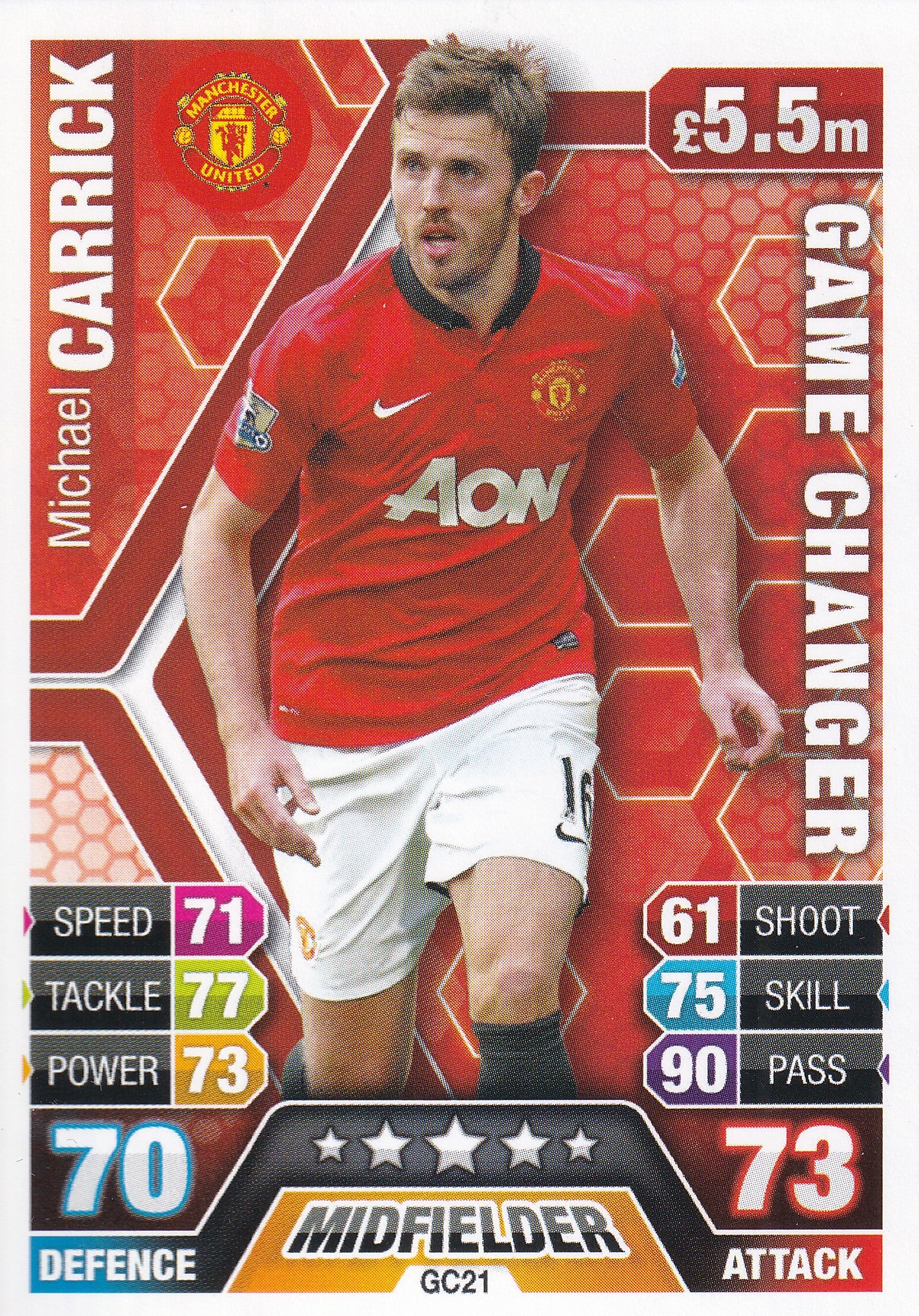 GC-21. MICHAEL CARRICK - MANCHESTER UNITED - GAME CHANGER