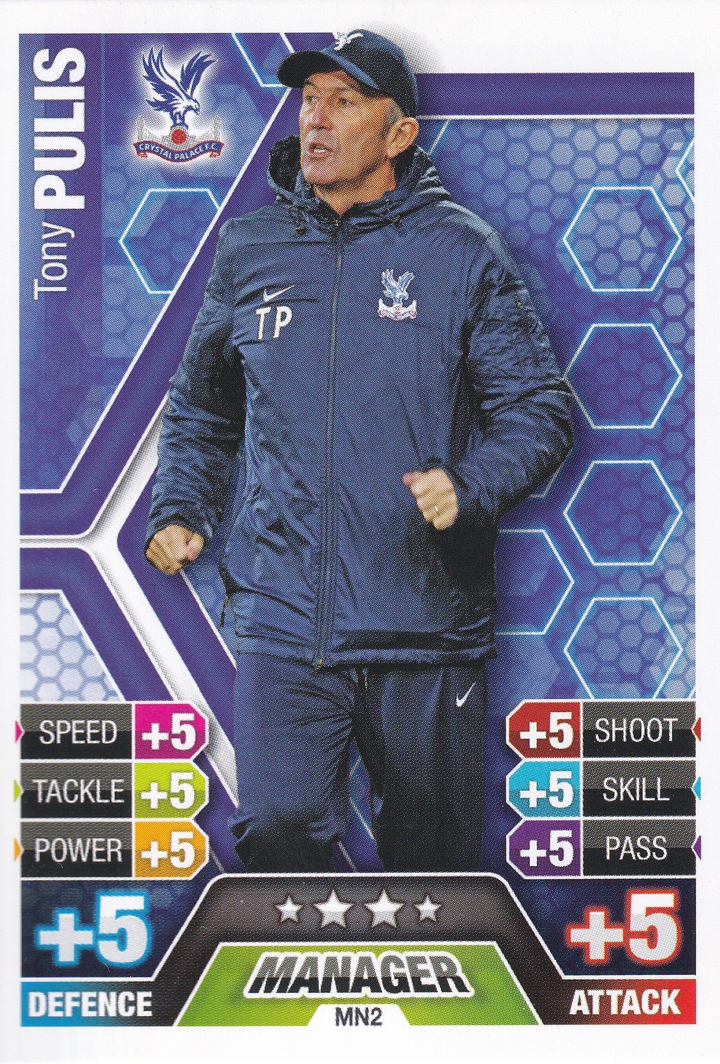 MN2. TONY PULIS - CRYSTAL PALACE - MANAGER