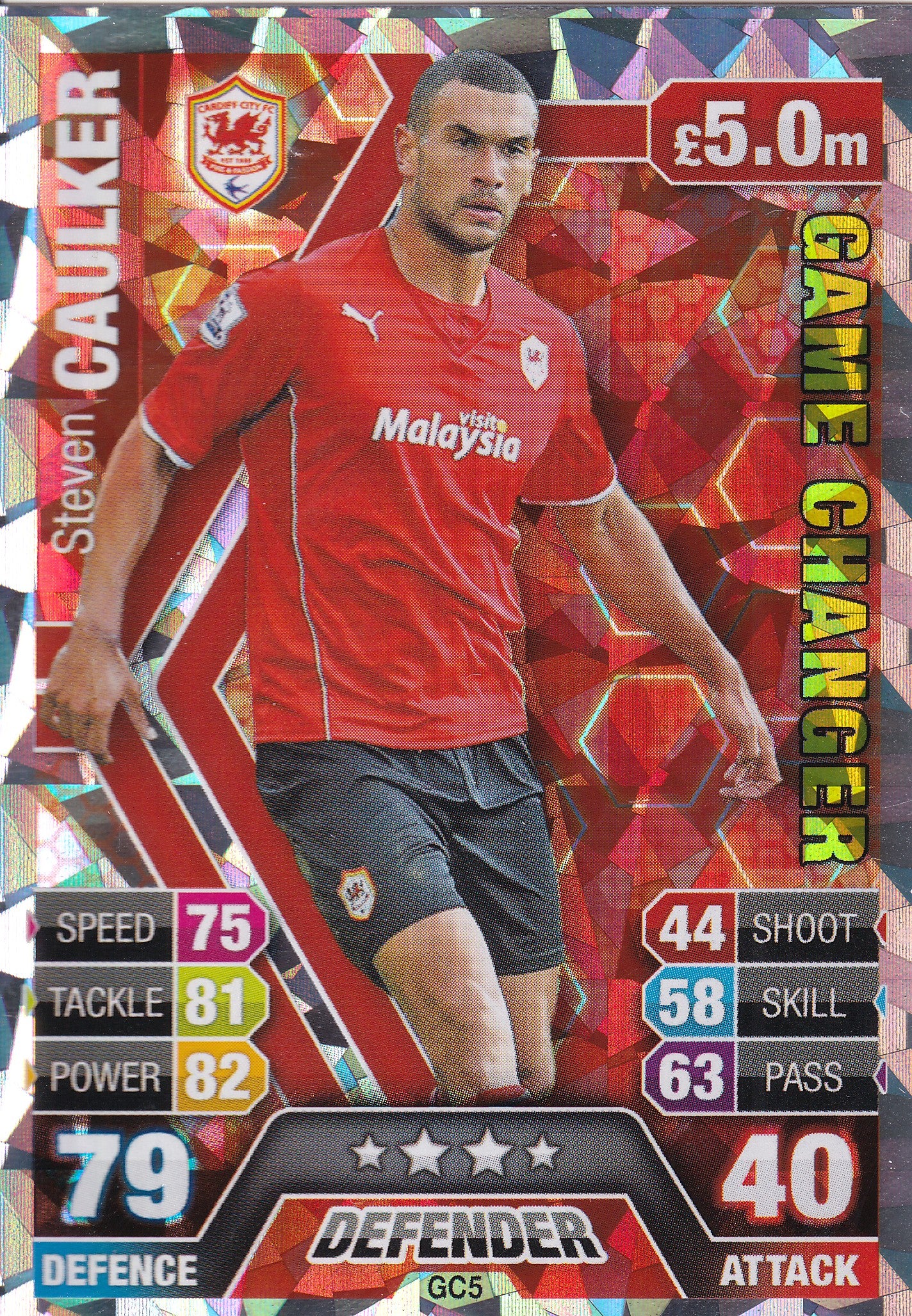 GC-05. STEVEN CAULKER - CARDIFF - GAME CHANGER - FOIL