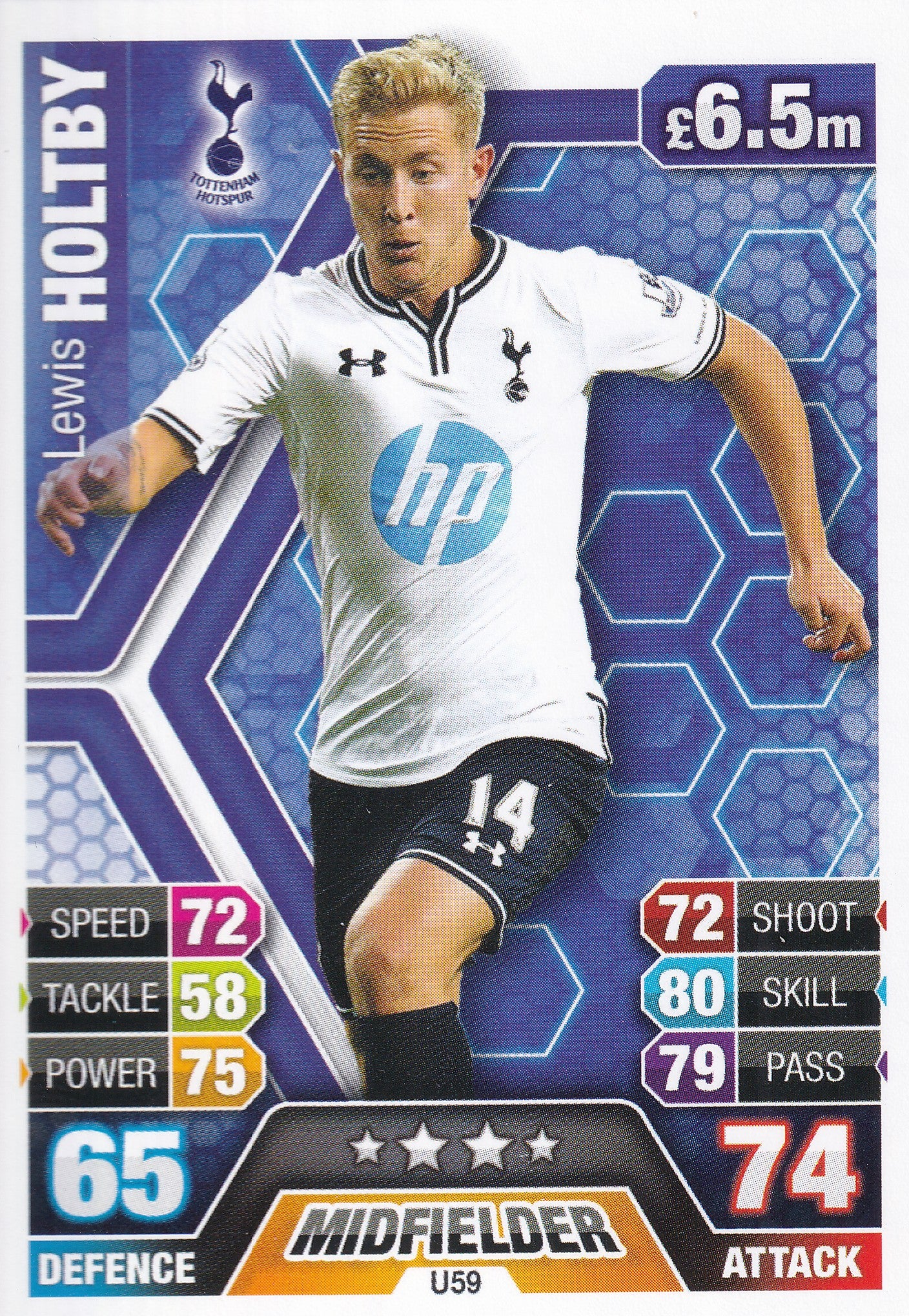 U059. LEWIS HOLTBY - TOTTENHAM HOTSPUR