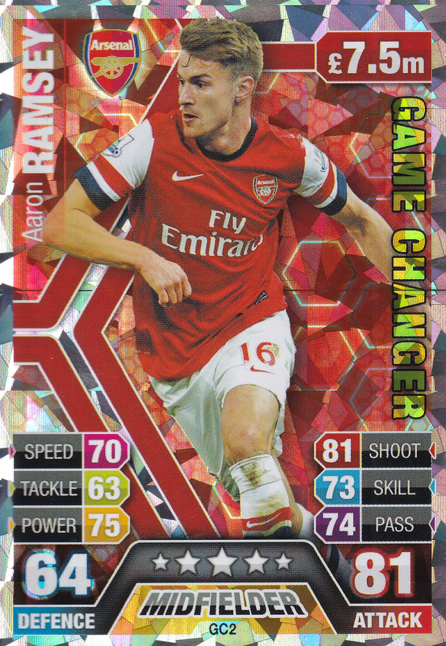 GC-02. AARON RAMSEY - ARSENAL - GAME CHANGER - FOIL