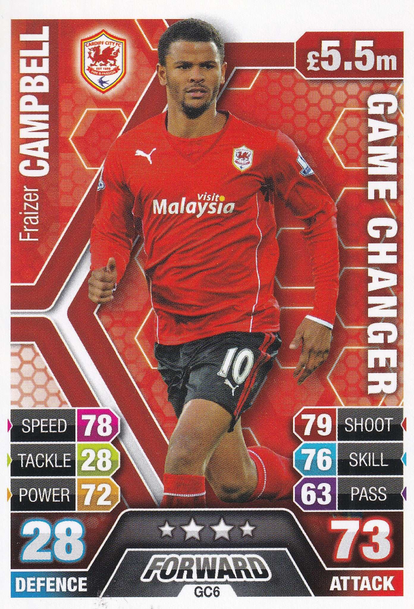 GC-06. FRAIZER CAMPBELL - CARDIFF - GAME CHANGER