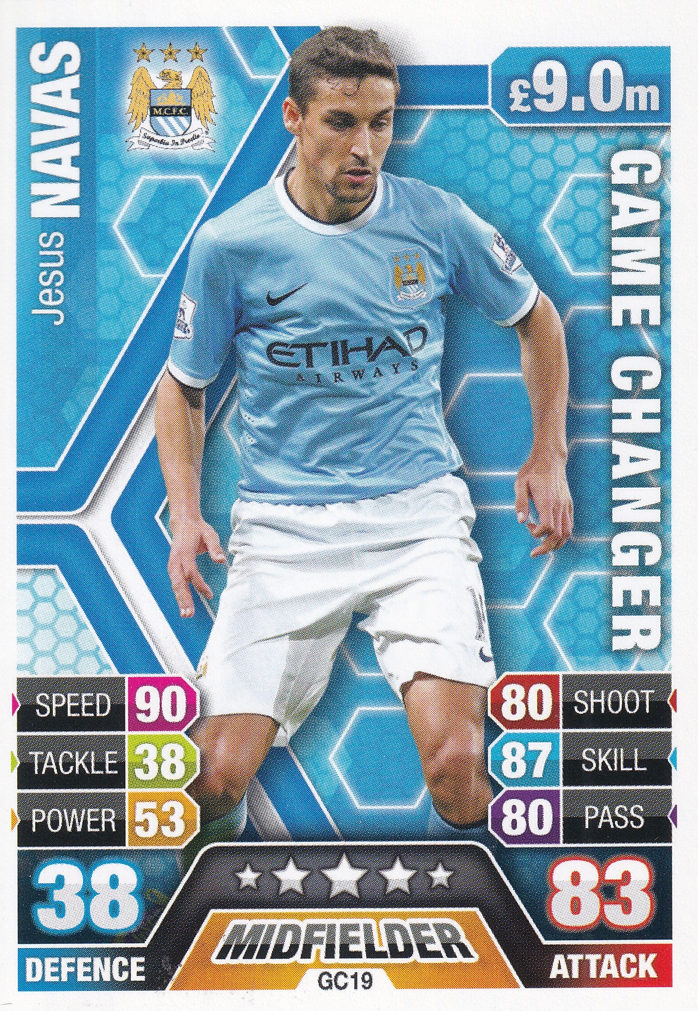 GC-19. JESUS NAVAS - MANCHESTER CITY - GAME CHANGER