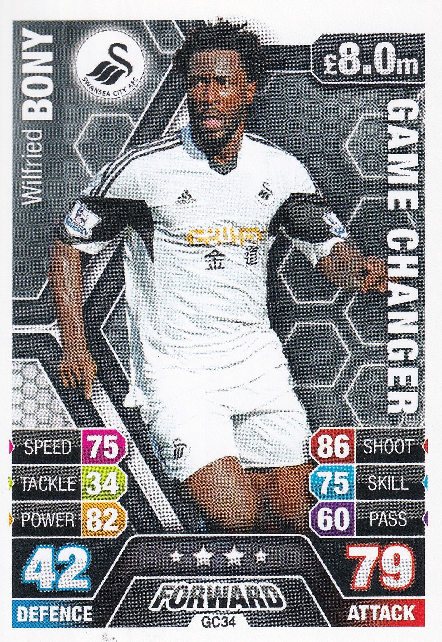 GC-34. WILFRIED BONY - SWANSEA - GAME CHANGER
