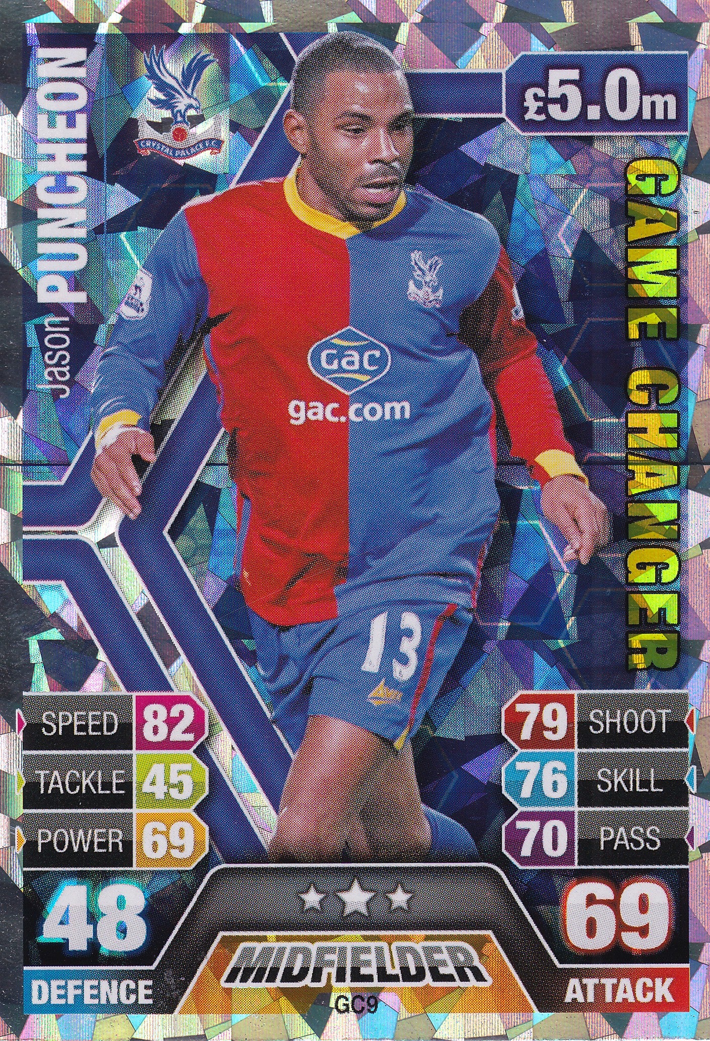 GC-09. JASON PUNCHEON - CRYSTAL PALACE - GAME CHANGER - FOIL