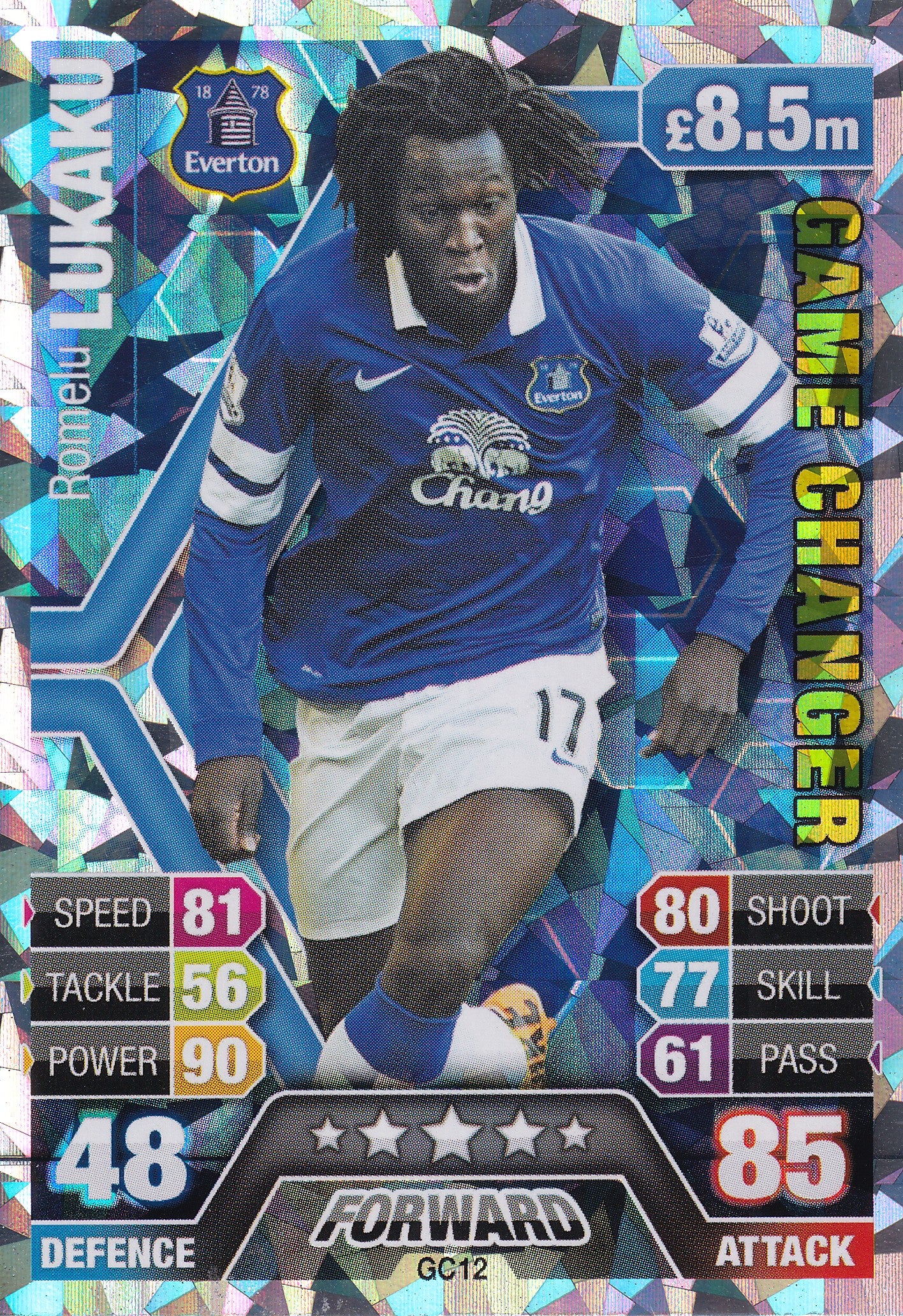 GC-12. ROMELU LUKAKU - EVERTON - GAME CHANGER - FOIL