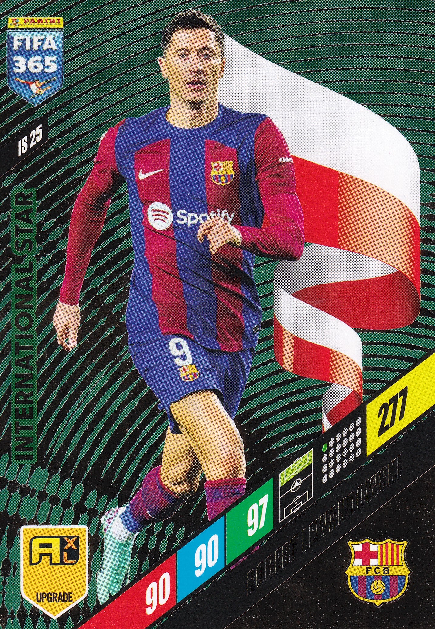 IS-25. ROBERT LEWANDOWSKI - FC BARCELONA - INTERNATIONAL STAR