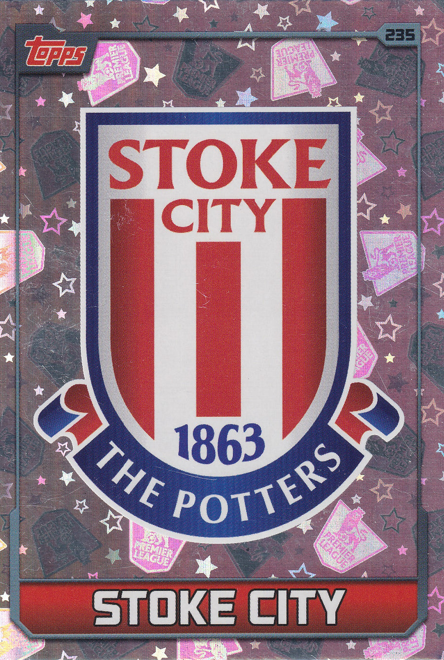 235. STOKE CITY - CLUB BADGE
