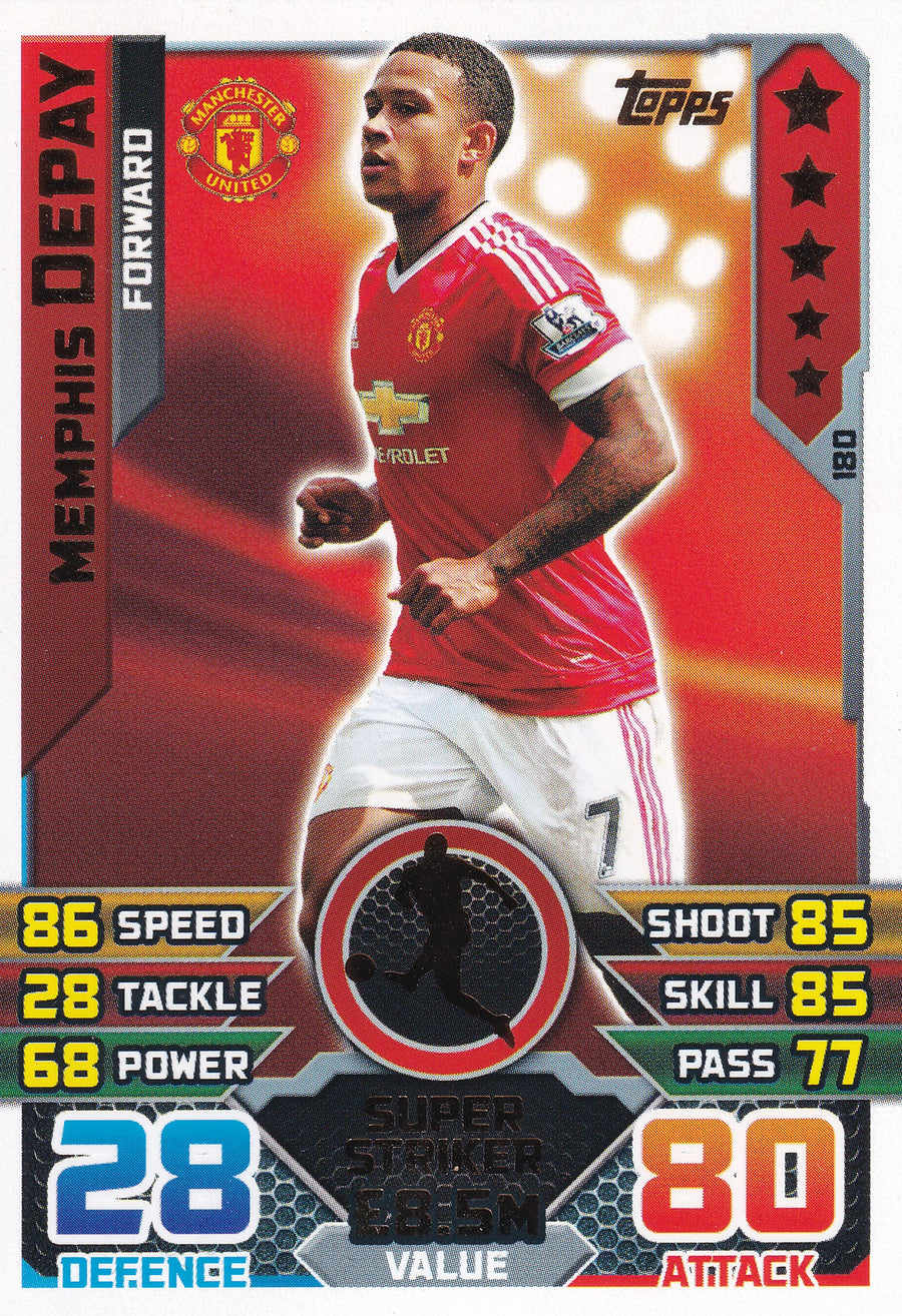 180. MEMPHIS DEPAY - MANCHESTER UNITED - FORWARD