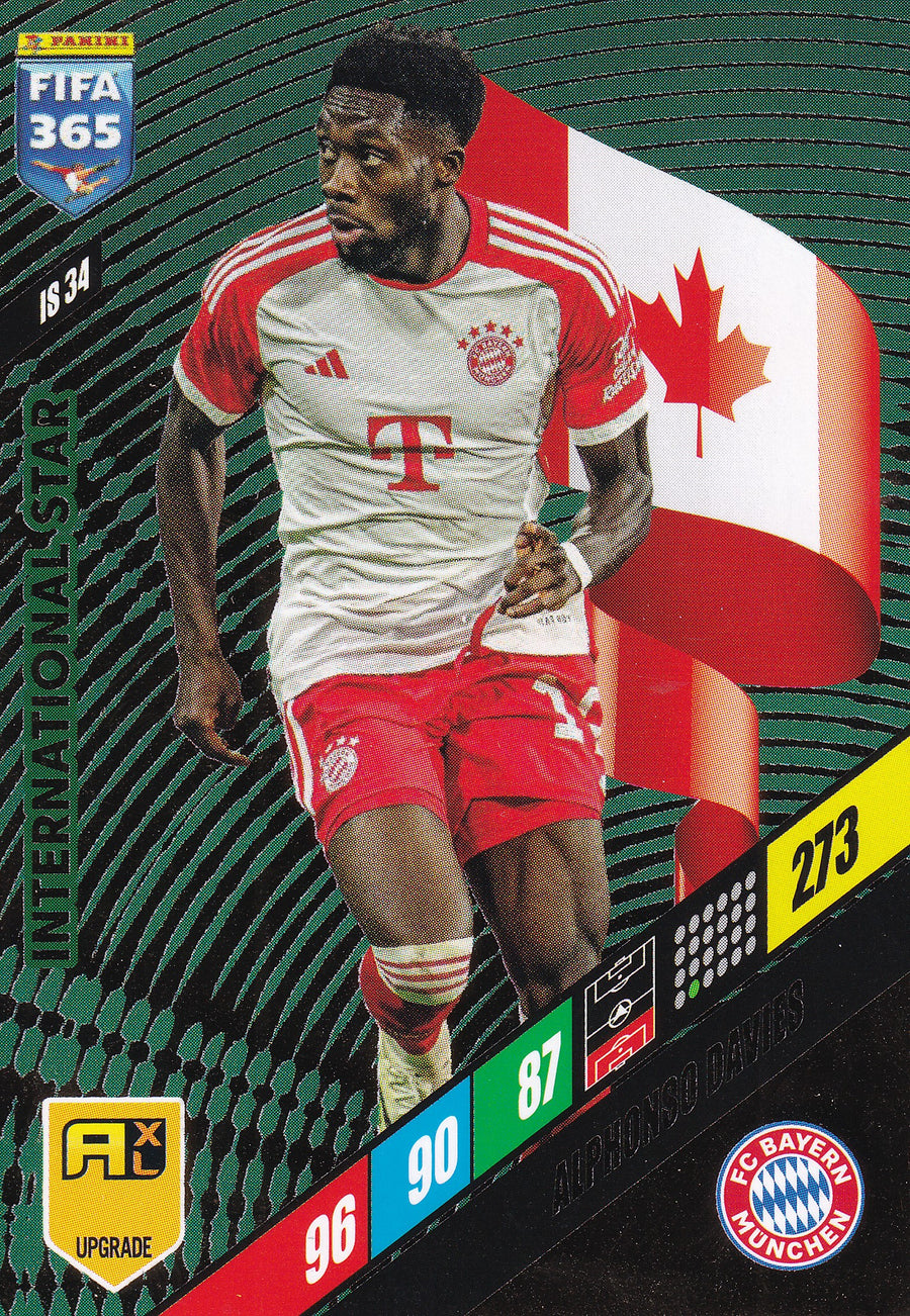 IS-34. ALPHONSO DAVIES - FC BAYERN MUNCHEN - INTERNATIONAL STAR