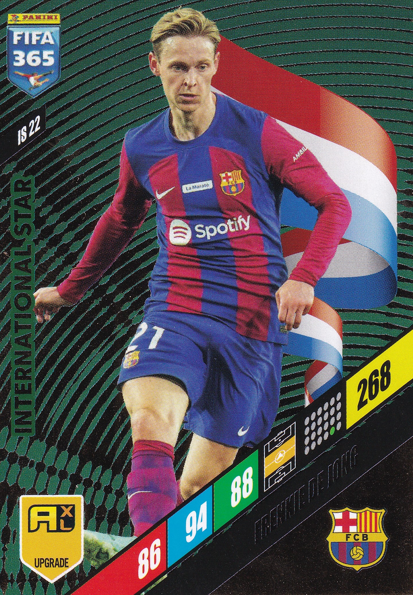 IS-22. FRENKIE DE JONG - FC BARCELONA - INTERNATIONAL STAR