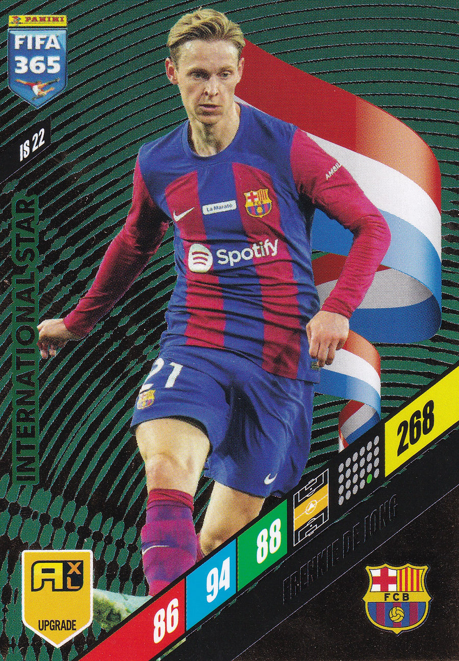 IS-22. FRENKIE DE JONG - FC BARCELONA - INTERNATIONAL STAR