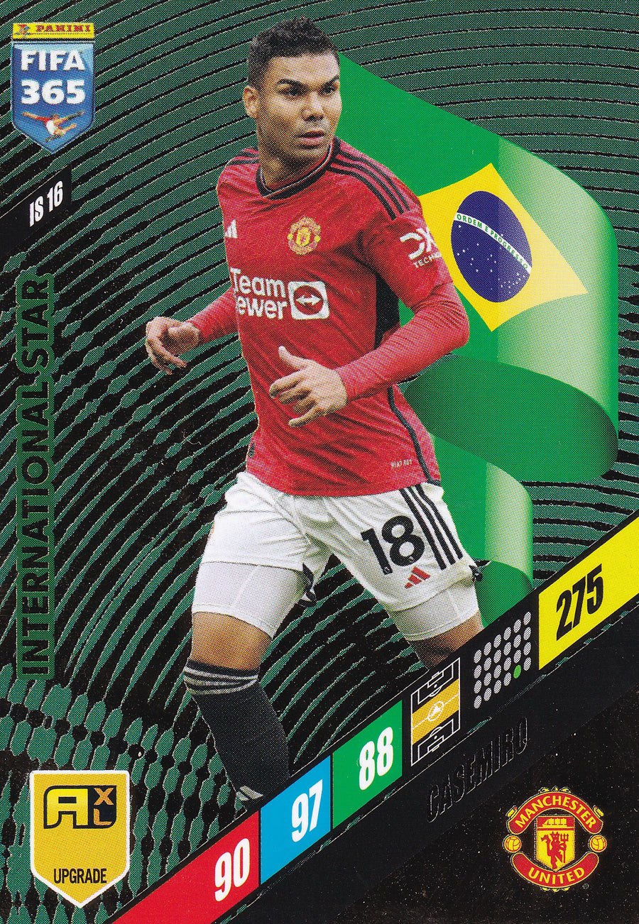 IS-16. CASEMIRO - MANCHESTER UNITED - INTERNATIONAL STAR