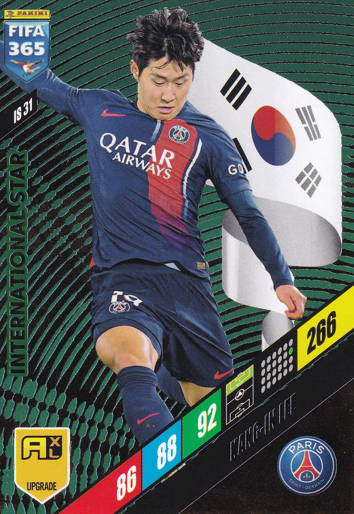 IS-31. KANG-IN LEE - PARIS SAINT-GERMAIN - INTERNATIONAL STAR