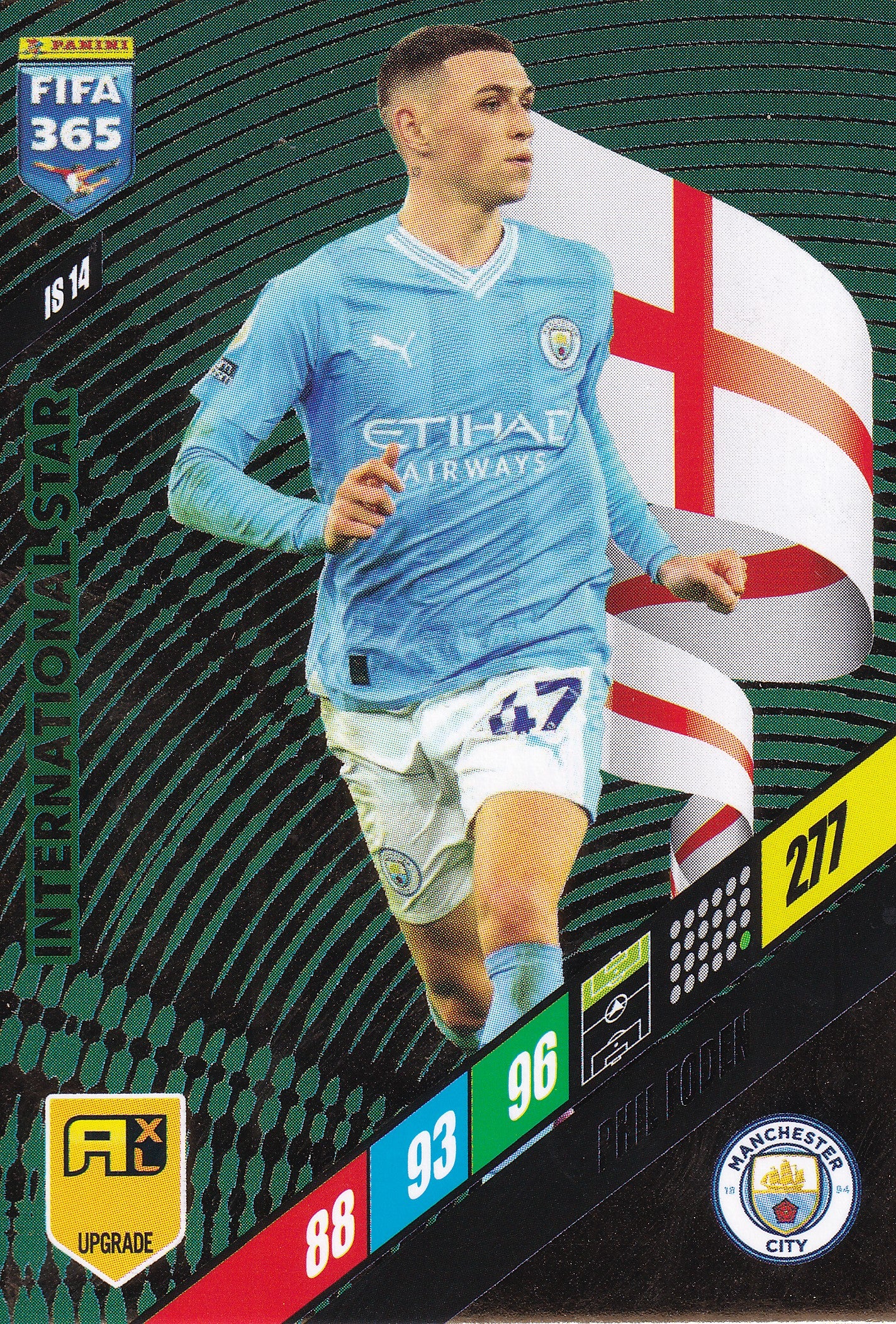 IS-14. PHIL FODEN - MANCHESTER CITY - INTERNATIONAL STAR