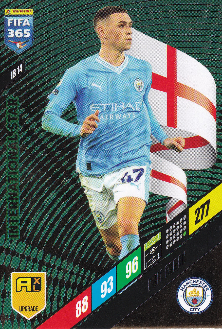 IS-14. PHIL FODEN - MANCHESTER CITY - INTERNATIONAL STAR