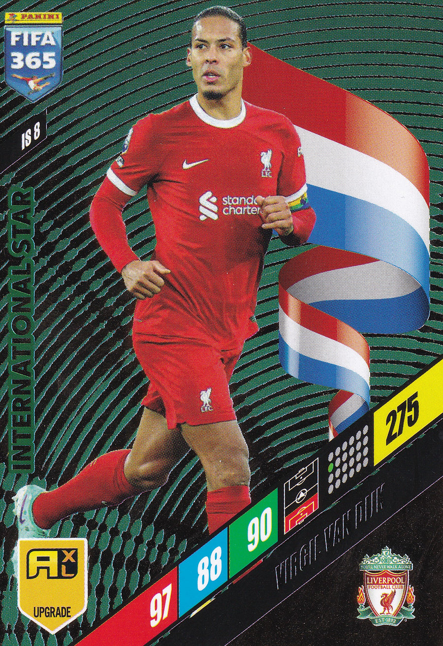 IS-08. VIRGIL VAN DIJK - LIVERPOOL - INTERNATIONAL STAR