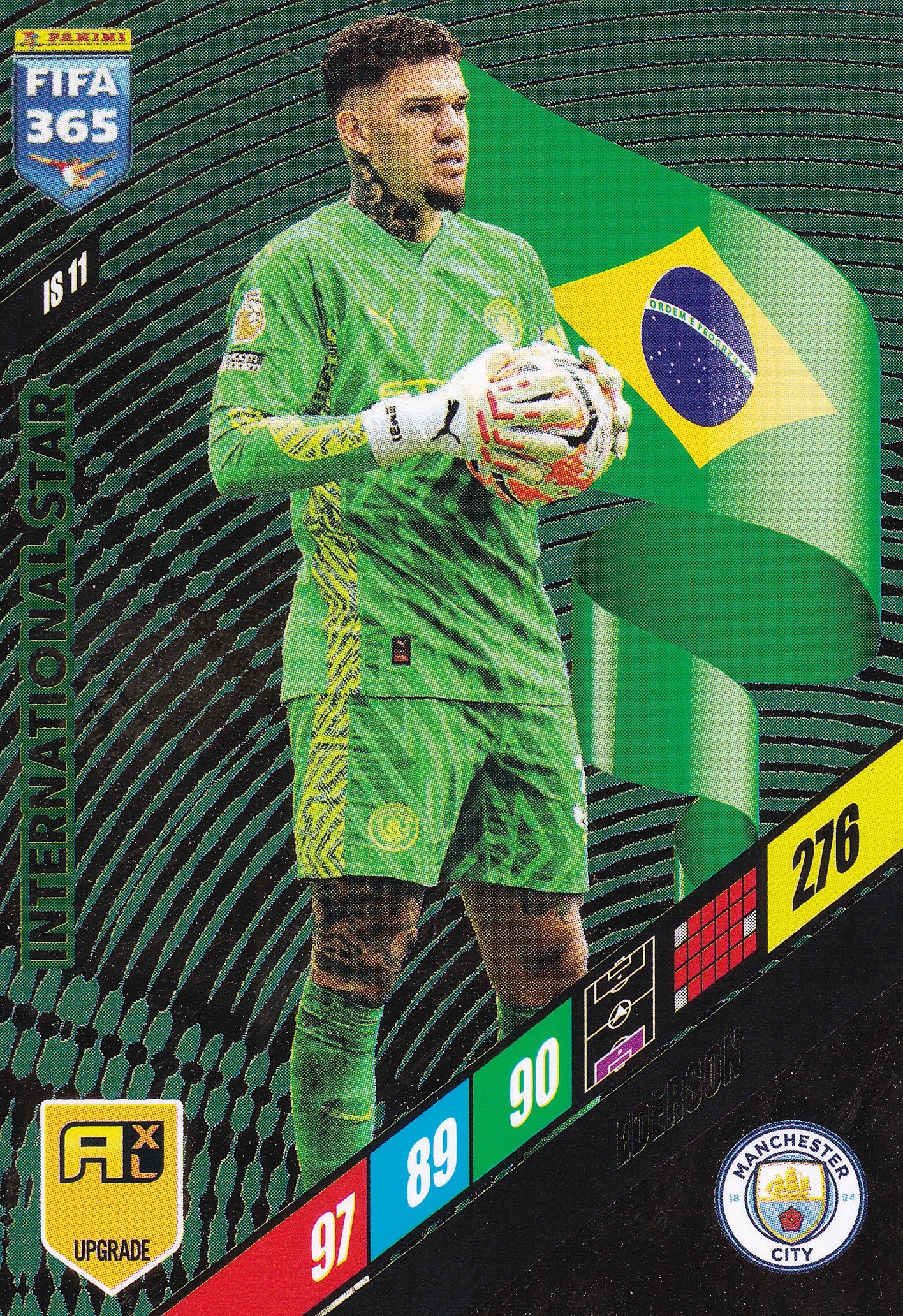 IS-11. EDERSON - MANCHESTER CITY - INTERNATIONAL STAR