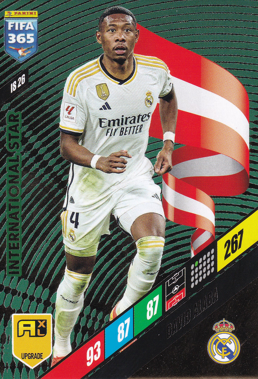 IS-26. DAVID ALABA - REAL MADRID C.F. - INTERNATIONAL STAR