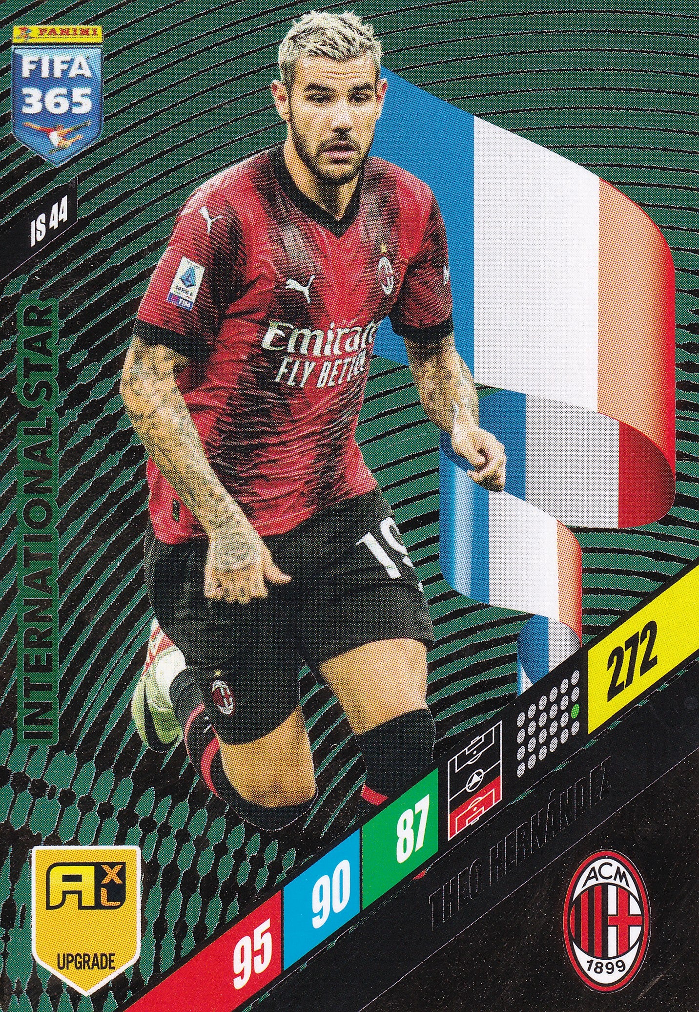 IS-44. THEO HERNANDEZ - AC MILAN - INTERNATIONAL STAR