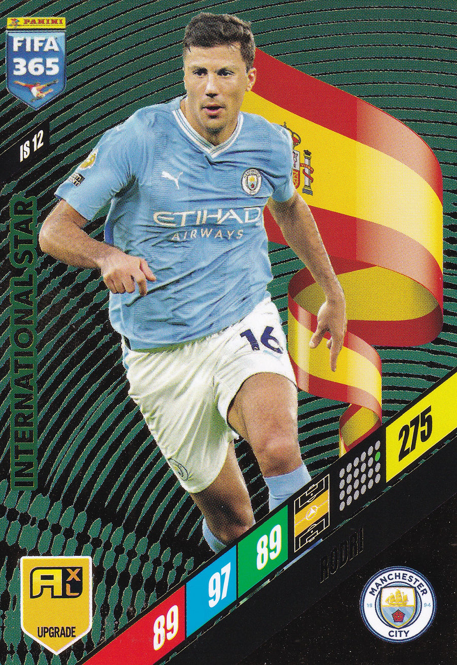 IS-12. RODRI - MANCHESTER CITY - INTERNATIONAL STAR