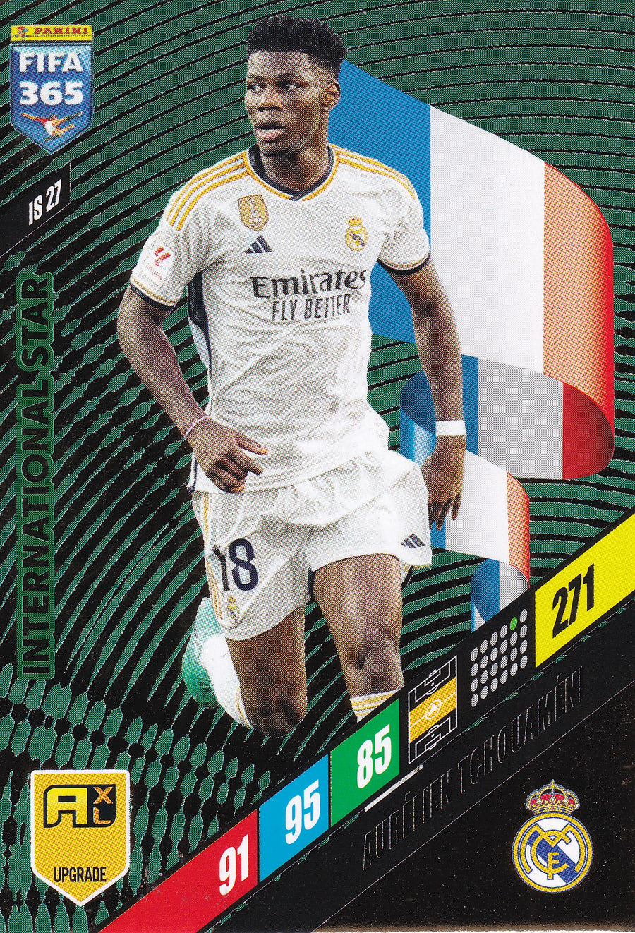 IS-27. AURELIEN TCHOUAMENI - REAL MADRID C.F. - INTERNATIONAL STAR