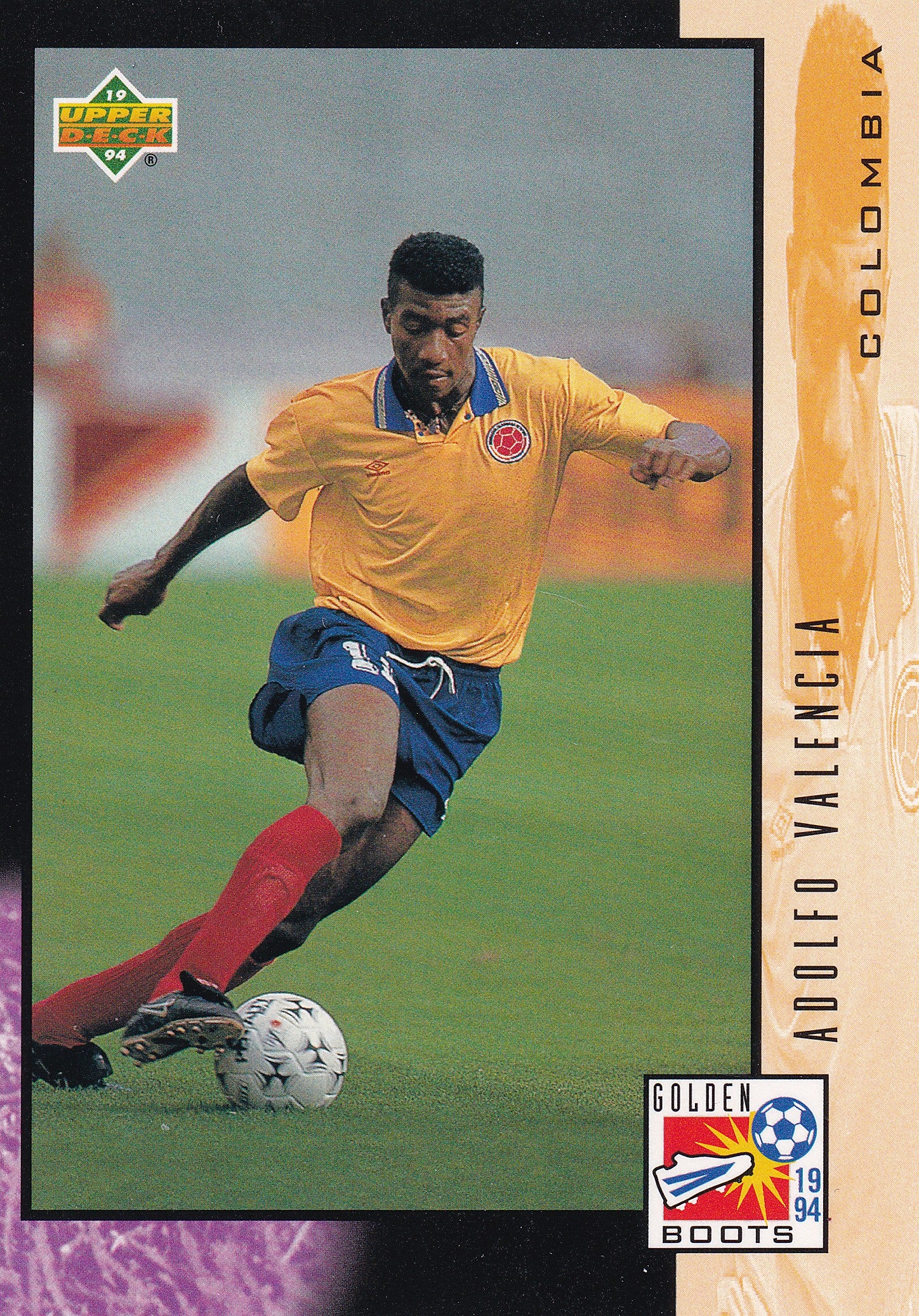 328. ADOLFO VALENCIA - COLOMBIA - GOLDEN BOOTS