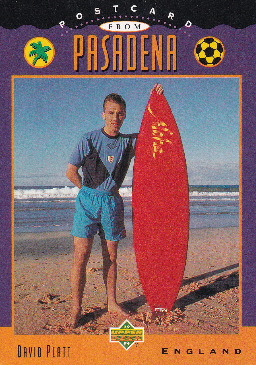 UD04. DAVID PLATT - ENGLAND - POSTCARD TO PASADENA