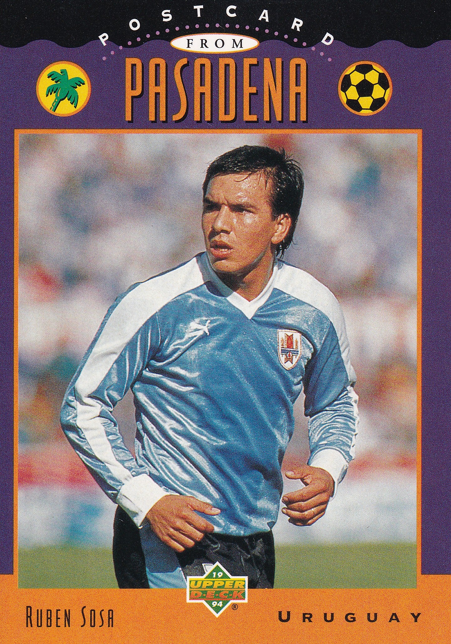 UD10. RUBEN SOSA - URUGUAY - POSTCARD TO PASADENA
