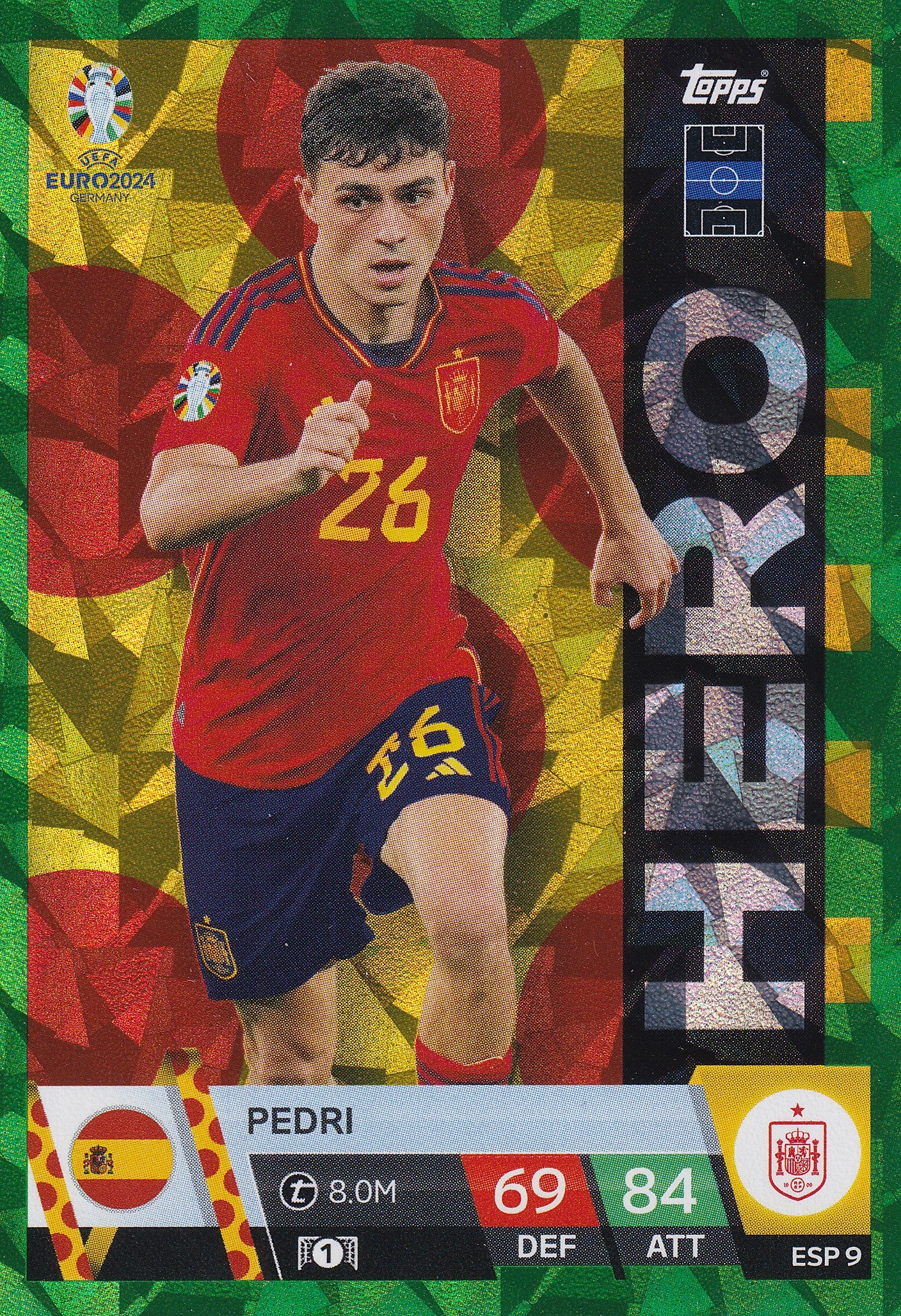 ESP.09 - PEDRI - SPAIN - GREEN