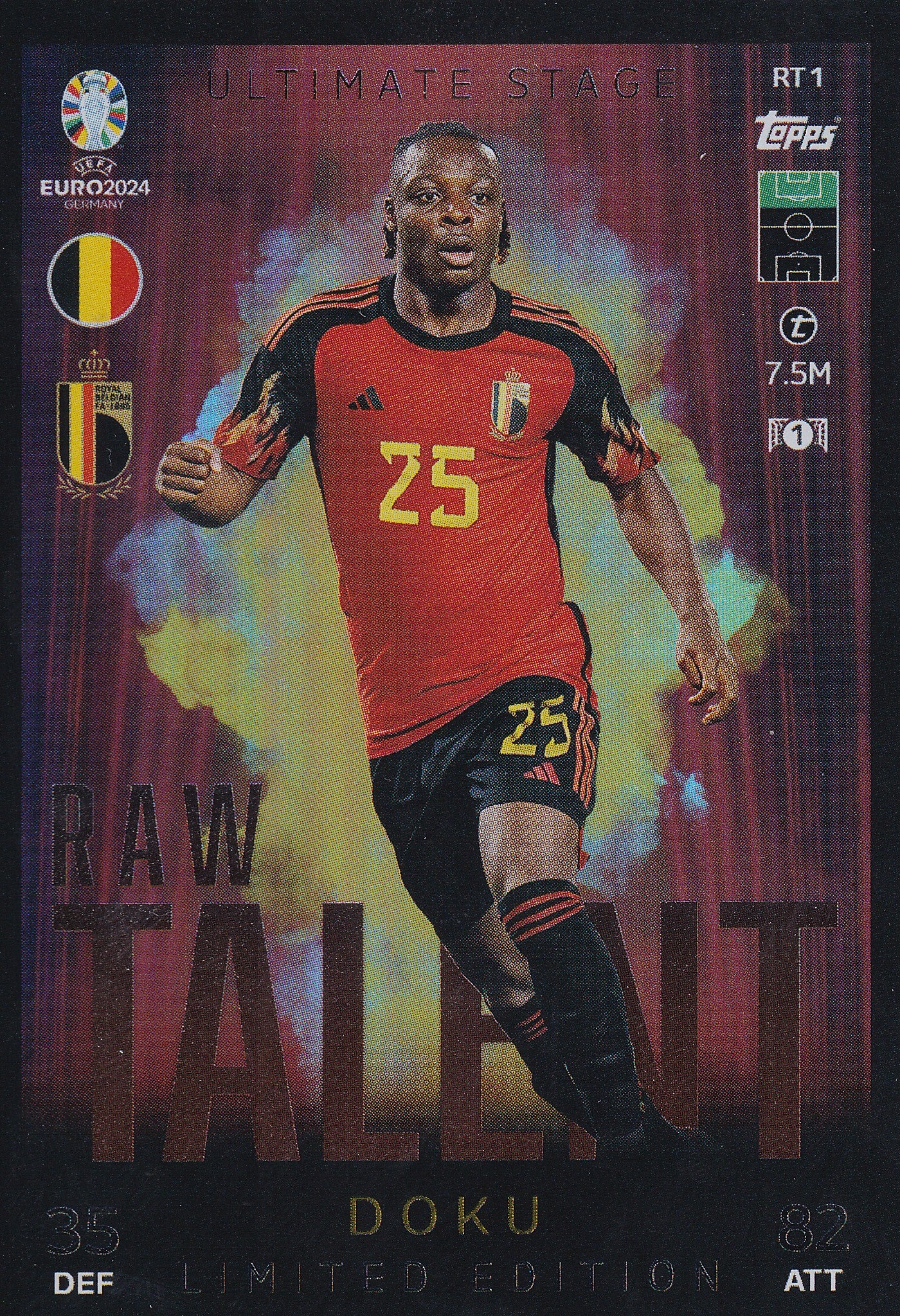 RT-01. JEREMY DOKU - BELGIUM - ULTIMATE STAGE - LIMITED EDITION