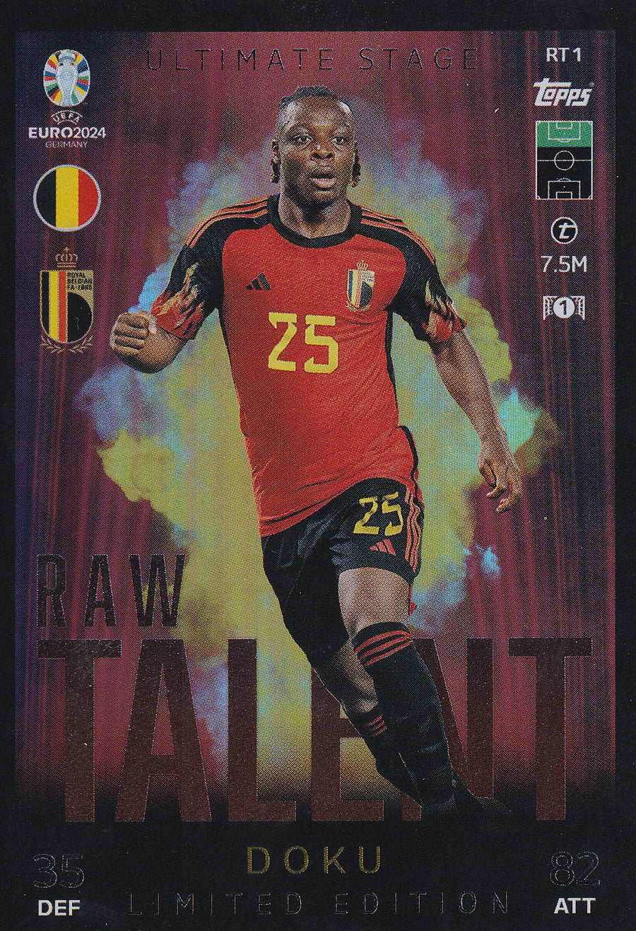 RT-01. JEREMY DOKU - BELGIUM - ULTIMATE STAGE - LIMITED EDITION