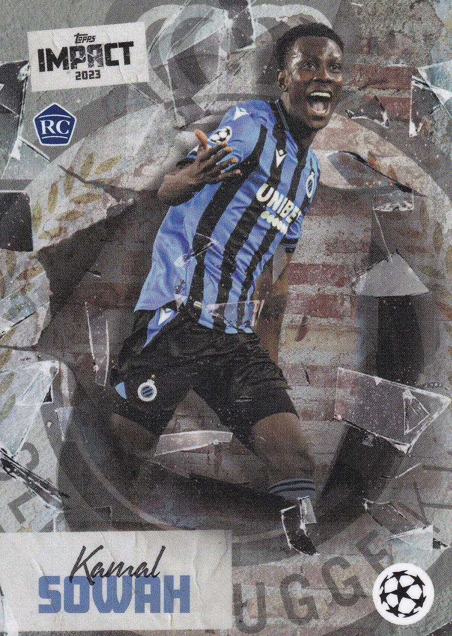 CLUB BRUGGE - KAMAL SOWAH - ROOKIE CARD