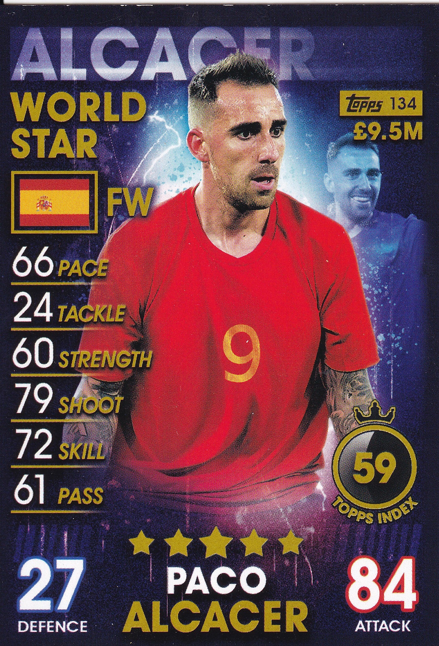 134. PACO ALCACER - SPAIN - WORLD STAR