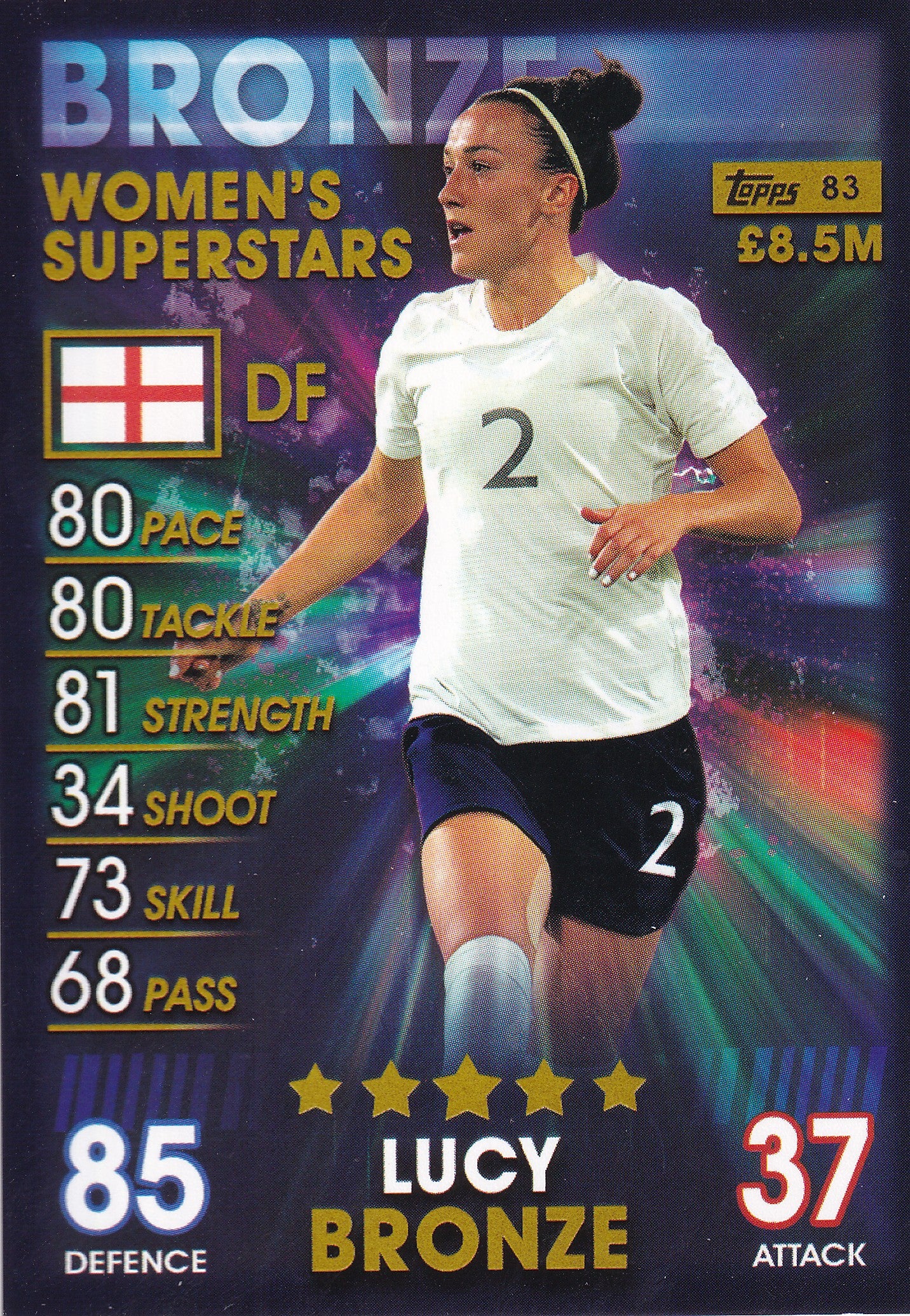 083. LUCY BRONZE - ENGLAND - WOMEN'S SUPERSTARS