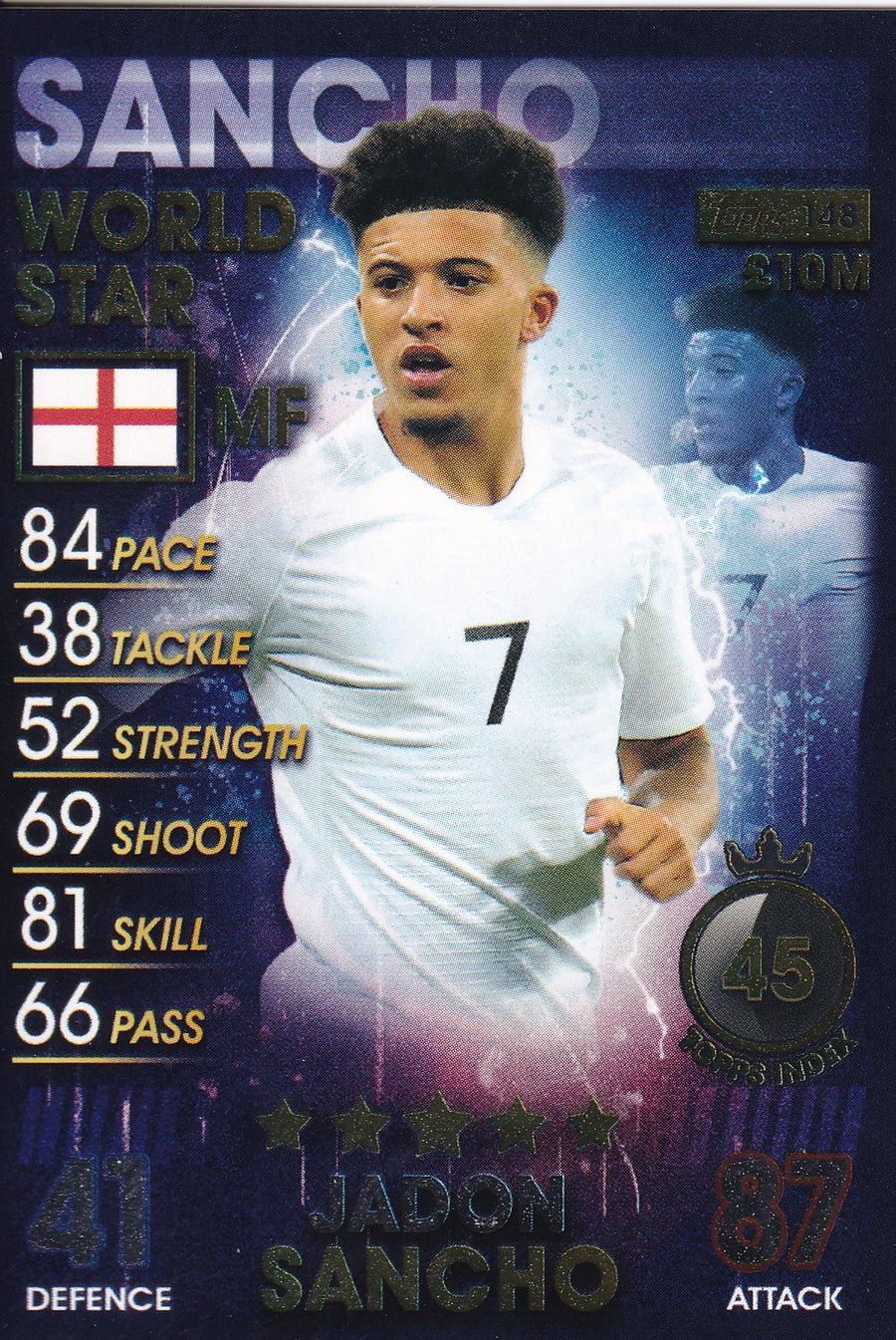 148. JADON SANCHO - ENGLAND - WORLD STAR