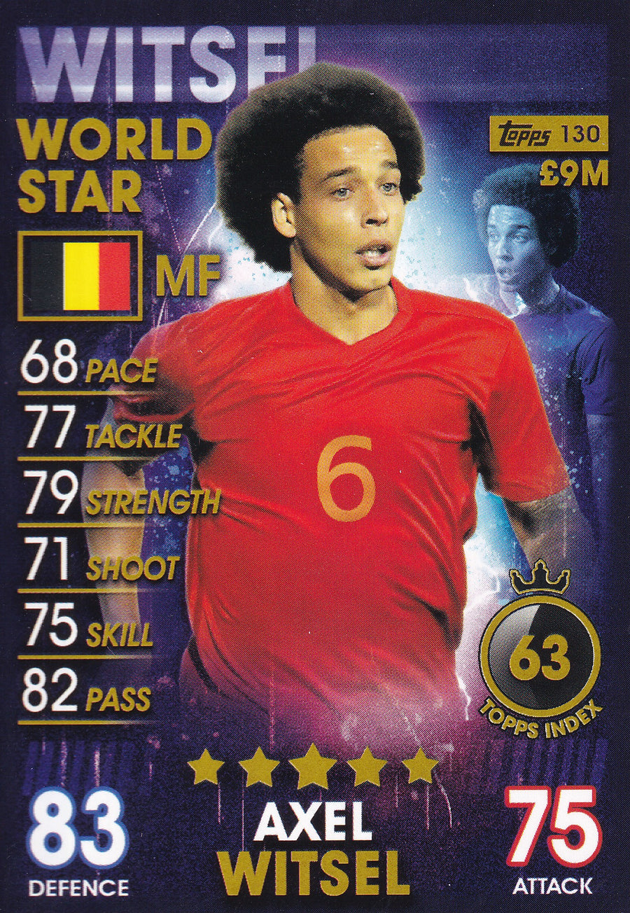 130. AXEL WITSEL - BELGIUM - WORLD STAR