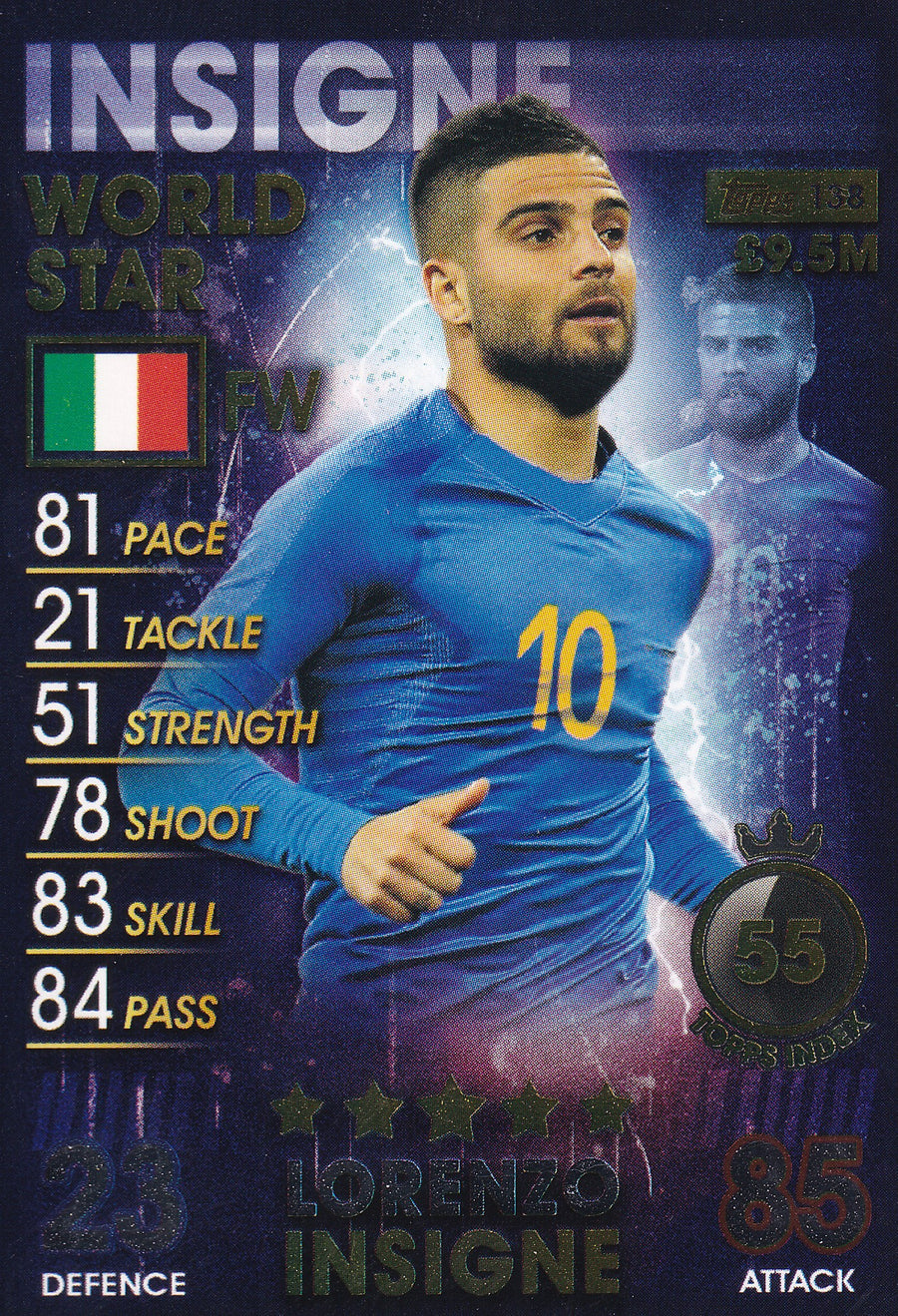 138. LORENZO INSIGNE - ITALY - WORLD STAR