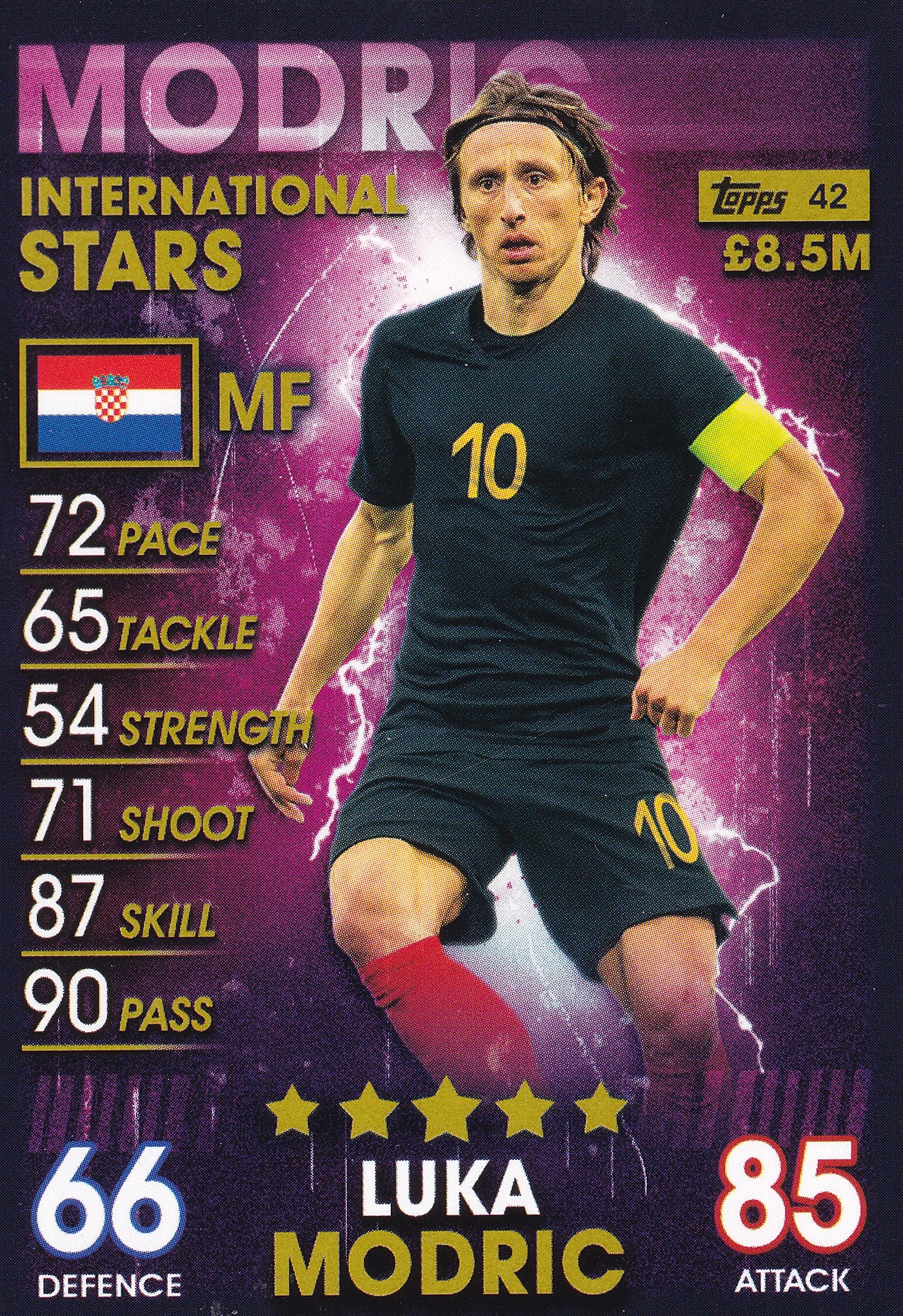 042. LUKA MODRIC - CROATIA - INTERNATIONAL STARS