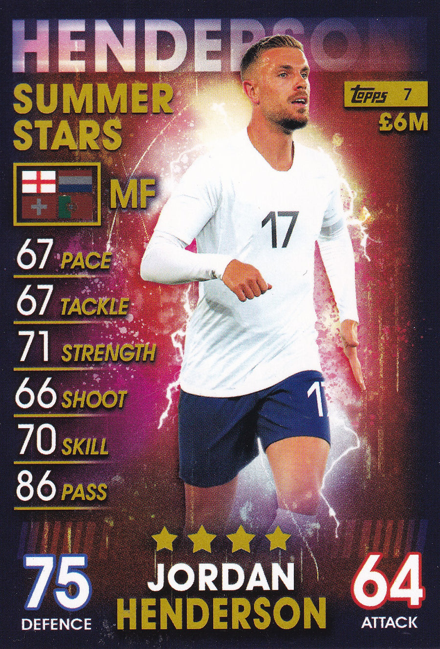 007. JORDAN HENDERSON - ENGLAND - SUMMER STARS