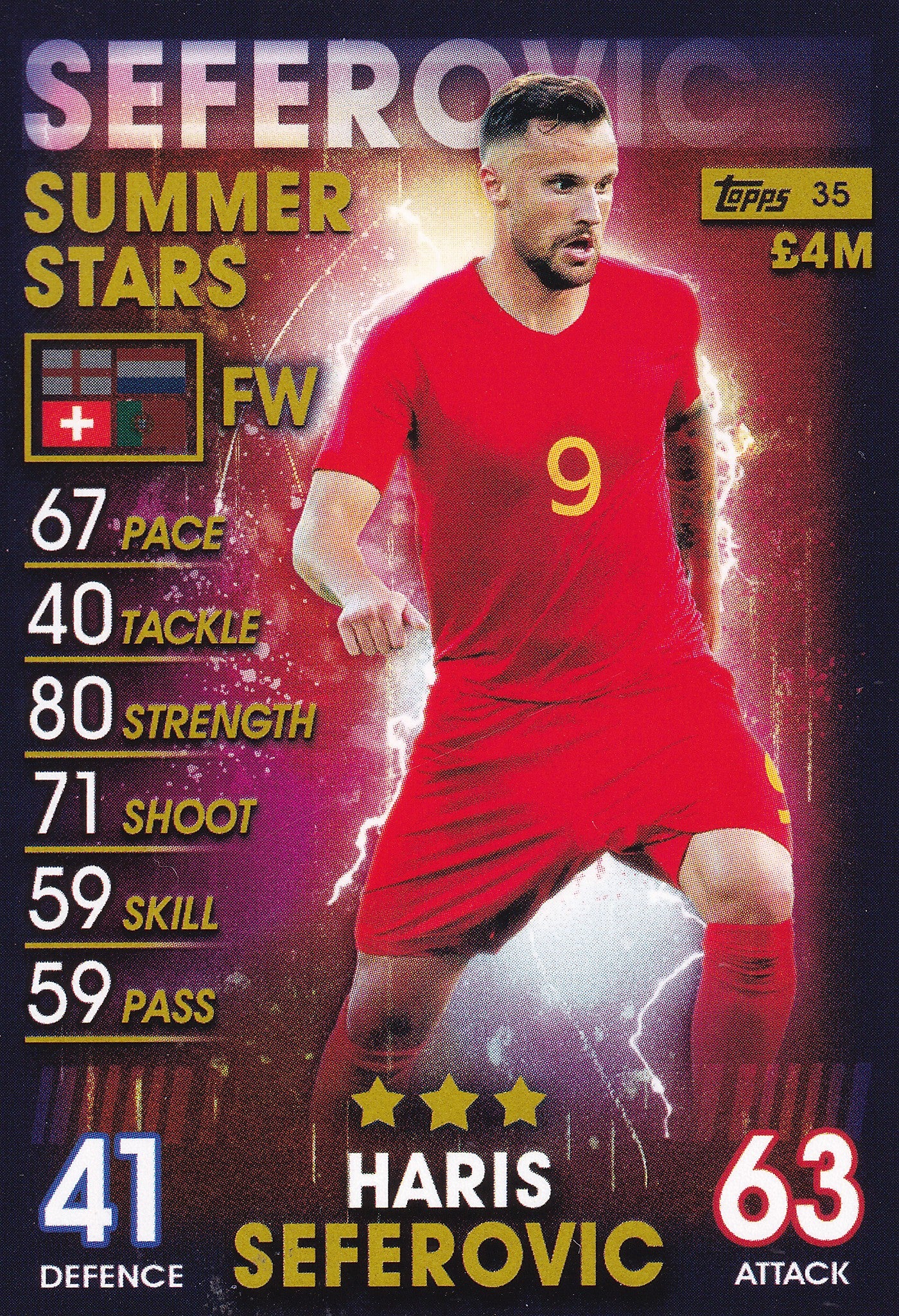 035. HARIS SEFEROVIC - SWITZERLAND - SUMMER STARS